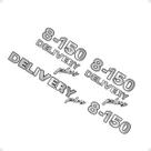 Kit De Emblemas Vw 8-150 Delivery Plus Modelo Original Kit De Emblemas Vw 8-150 Delivery Plus Modelo Original