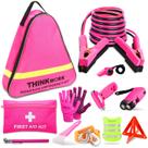 Kit de Emergência Automotivo THINKWORK Rosa - Para Meninas, Adolescentes e Mulheres