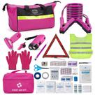 Kit de Emergência CALBEAU Pink para Carro - 101 Acessórios para Mulheres Kit de Emergência CALBEAU Pink para Carro - 101 Acessórios para Mulheres