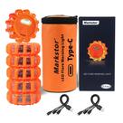 Kit de emergência LED Road Flares Markstor Roadside, pacote com 3 Kit de emergência LED Road Flares Markstor Roadside, pacote com 3