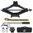 Kit de emergência para carro Scissor Jack GAOLLY de 2 toneladas (2000 kg)