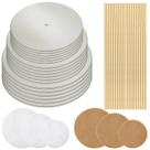 Kit de empilhamento em camadas para bolos Patelai com tábuas de bolo e varetas