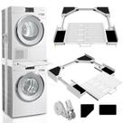 Kit de empilhamento para lavadora e secadora Kiss Core Universal com placa deslizante Kit de empilhamento para lavadora e secadora Kiss Core Universal com placa deslizante