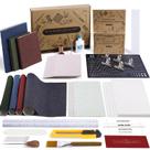 Kit de Encadernação FOGWOWO 145 Peças Papel A5 para Artesanato DIY