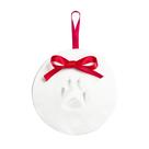 Kit de enfeite com estampa de pata de Natal Tiny Ideas DIY No Bake