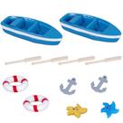 Kit de enfeite em miniatura Dong Huang Beach Style 12 unidades