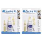 Kit de enfermagem PEtag, pacote de 60 ml com 2 mamadeiras, bicos e escova