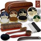 Kit de Engraxar Sapatos Kakalsa 15 Peças Conjunto de Cuidado para Couro Kit de Engraxar Sapatos Kakalsa 15 Peças Conjunto de Cuidado para Couro