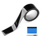 Kit de Envelopamento Veicular LZLRUN Vinil 5cm x 9m Preto Brilhante Kit de Envelopamento Veicular LZLRUN Vinil 5cm x 9m Preto Brilhante