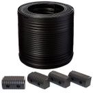 Kit de Envoltura para Bunk Caliber 23050-BK Rollo de 5 m de Largo y 5 cm de Ancho Negro
