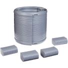 Kit de Envolvimento para Suporte Caliber Rolo de 4,9 m 5x15 cm Cinza
