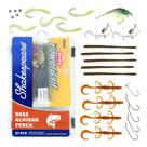 Kit de equipamento de pesca Shakespeare Catch More Fish Bass 27 unidades