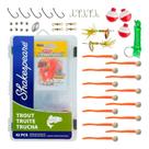Kit de equipamento de pesca Shakespeare Catch More Fish Trout 42 unidades