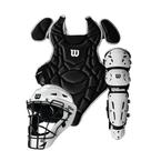 Kit de equipamentos Catcher Wilson EZ Gear 2.0 preto grande/GG