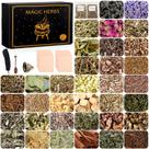 Kit de ervas secas para suprimentos de bruxaria Witch Beginner 35 unidades