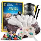 Kit de Escavação de Gemas Blue Marble com 50 Gemas Reais Brinquedo STEM