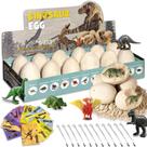 Kit de escavação de ovos de dinossauro KIDS KING com 12 ovos exclusivos