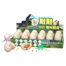 Kit de escavação de ovos de dinossauro que brilha no escuro, 12 unidades com ferramentas de escavação Kit de escavação de ovos de dinossauro que brilha no escuro, 12 unidades com ferramentas de escavação
