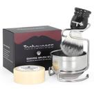 Kit de escova de barbear Tonhawness 4 em 1 com tigela de barbear e sabonete