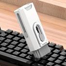 kit de escova de limpeza de teclado 8 em 1 multifuncional portátil para computador/fone de ouvido/ferramentas kit de escova de limpeza de teclado 8 em 1 multifuncional portátil para computador/fone de ouvido/ferramentas