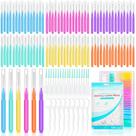 Kit de escovas interdentais e palhetas de fio dental Lezmarket 450 unidades Kit de escovas interdentais e palhetas de fio dental Lezmarket 450 unidades