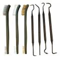 Kit De Escovas Para Limpeza De Armas - Latão - Aço - Nylon