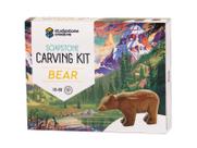 Kit de escultura de arte e artesanato STUDIOSTONE CREATIVE Bear Sculpture