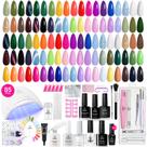 Kit de esmalte de gel para unhas Beetles Winter Gel com luz UV 85 unidades