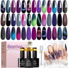 Kit de Esmalte em Gel Beetles - Conjunto de Presente com 20 Cores (24 Peças)