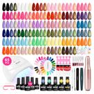 Kit de esmalte em gel VANREESA 65 peças com luz UV e furadeira
