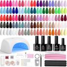 Kit de esmaltes em gel Beetles Color Enchantment com luz UV