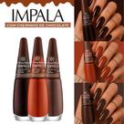 Kit De Esmaltes Impala Nova Coleção Cacau Cheirinho De Chocolate Kit De Esmaltes Impala Nova Coleção Cacau Cheirinho De Chocolate