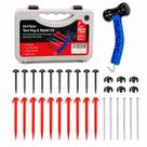 Kit de Estacas para Barraca HolaKit 33 Peças com Malho de Borracha Kit de Estacas para Barraca HolaKit 33 Peças com Malho de Borracha