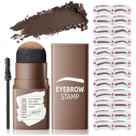 Kit de estêncil Eyebrow Stamp OETUIOW com 24 estênceis reutilizáveis