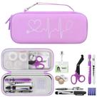 Kit de estojo de estetoscópio BOVKE, 15 peças de presente para enfermeiras, roxo Kit de estojo de estetoscópio BOVKE, 15 peças de presente para enfermeiras, roxo
