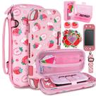 Kit de estojo de transporte TikoDirect Switch Lite com protetores de tela