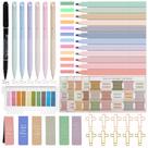 Kit de Estudo Bíblico HRFGWDD com 41 Peças, Marca-textos e Canetas em Tons Pastel Kit de Estudo Bíblico HRFGWDD com 41 Peças, Marca-textos e Canetas em Tons Pastel