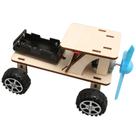 Kit de experimentos científicos DIY Carro movido a vento de madeira para crianças maiores de 8 anos Kit de experimentos científicos DIY Carro movido a vento de madeira para crianças maiores de 8 anos