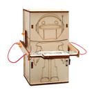 Kit de experimentos científicos DIY Coin Swallowing Robot Wood