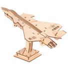 Kit de experimentos científicos DIY Wooden Fighter Jet Model Kids