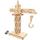 Kit de experimentos científicos Tower Crane DIY Wooden Kids 8-14y