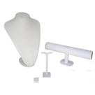 Kit de Expositores Branco para Vitrine de semi jóias
