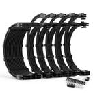 Kit de extensão de cabo PSU ABNO1 A-11 30 cm com pentes de cabo preto