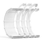 Kit de extensão de cabo PSU ABNO1 de 30 cm com pentes de cabo brancos Kit de extensão de cabo PSU ABNO1 de 30 cm com pentes de cabo brancos