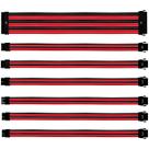 Kit de Extensão de Cabo Sleeved - Preto e Vermelho - Cooler Master CMA-NEST16RDBK1-GL
