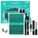 Kit de extensão de cílios AMZGIRL LASH Medusa D-Mix 8-16 mm 168 unidades Kit de extensão de cílios AMZGIRL LASH Medusa D-Mix 8-16 mm 168 unidades