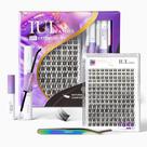 Kit de extensão de cílios DIY IUI Lashes Natural Comfort 1000 unidades