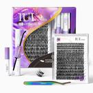 Kit de extensão de cílios DIY IUI Lashes Natural Comfort 1000 unidades