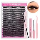 Kit de extensão de cílios FADLASH Individual Lashes 12-18 mm com cola