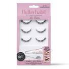 Kit de extensão de cílios FlutterHabit Bestie com 3 conjuntos de cílios